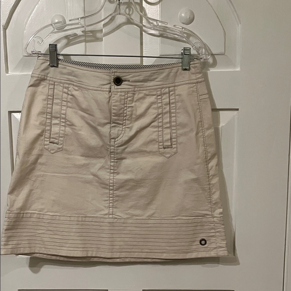 Chic Tan Mini Skirt